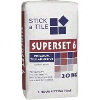 STICK A TILE SUPER SET 6 TILE ADHESIVE 20KG