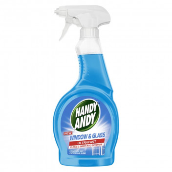 HANDY ANDY CLEANER TRIGGER WINDOW & GLASS (ULTRAFAST) 500ML