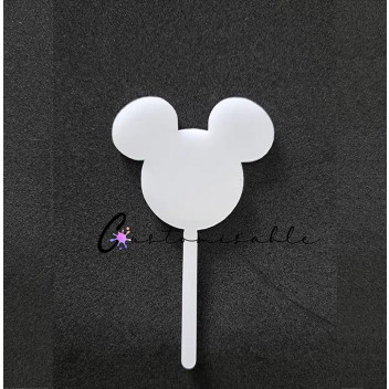 ACRYLIC BLANK CRAFT CAKE TOPPER