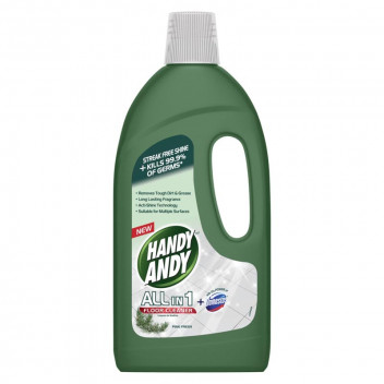 HANDY ANDY ALL IN ONE FLOOR CLEANER + DOMESTOS PINE FRESH 750ML