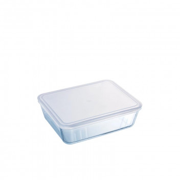 PYREX COOK AND FREEZE RECTANGLE DISH WITH LID 1.5L