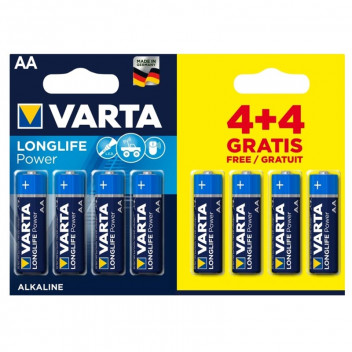 VARTA BATTERY HIGH ENERGY AA 8PP