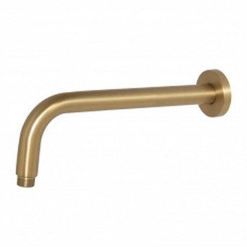 BLUTIDE SHOWER ARM ROUND BRUSHED BRASS 400MM.