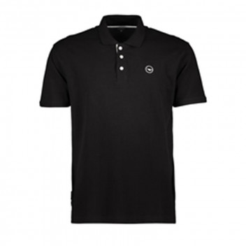 HI-TECH SPORTS POLO PIQUE SHIRT BLACK 4XL.