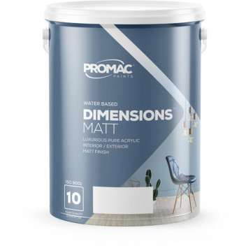 PROMAC DIMENSIONS MATT CLEAR PVA BASE PAINT 1L