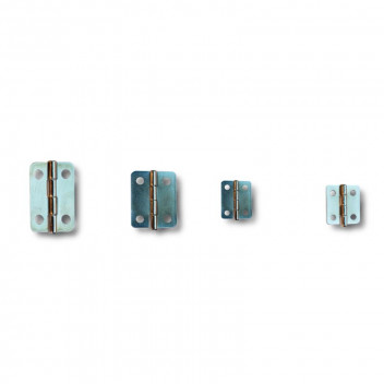 SILVER HARDWARE HINGE 27X34MM