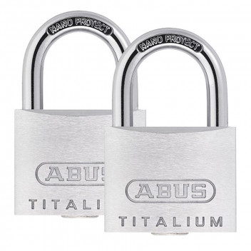 ABUS TITALIUM NANO PADLOCK 40MM 2PACK