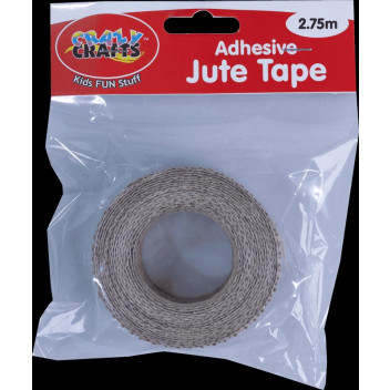 SELF ADHESIVE CRAFT TAPE JUTE 2.5CMX2.75M