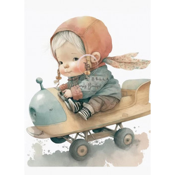 DECOUPAGE LITTLE AVIATOR A4