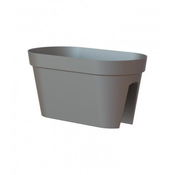 POT PLASTIC BALCONY PLANT BOX ANTHRACITE 60CM ARTEVASI
