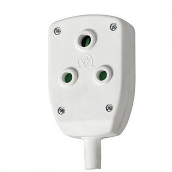 WHITE JANUS COUPLER 2X16A