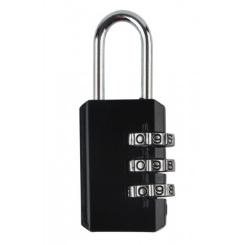BLACK 3 DIGIT PADLOCK
