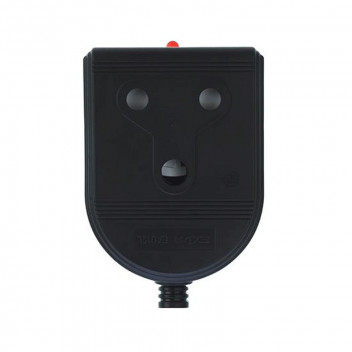 ELECTRICMATE BLACK JANUS COUPLER WITH POWER INDICATOR  2X16AMP