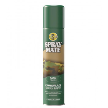 SPRAYMATE SATIN BUSHVELD GREEN CAMOUFLAGE SPRAY PAINT 250ML