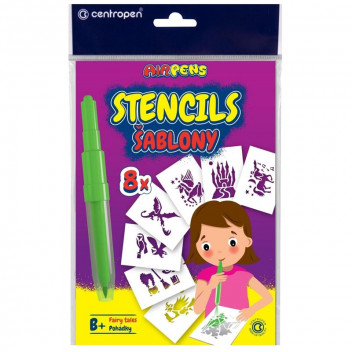 MAGIC DESIGN KIDDIES STENCIL 8PIECE