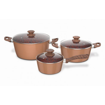 TEVO TRADING POT SET COPPER ROCK 6PC BENNETT READ.