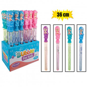 MERMAID WAND BUBBLE PARTY 36CM