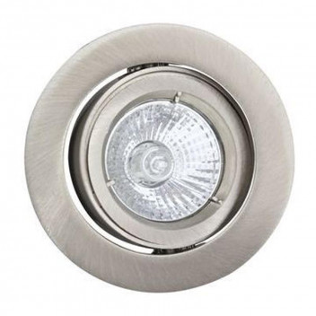 EUROLUX SATIN CHROME GU10 TILT DOWN LIGHT