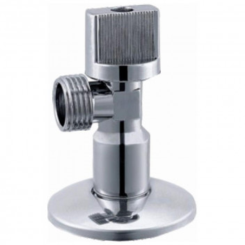 CHROME PLATED ANGLE VALVE 15X15MM