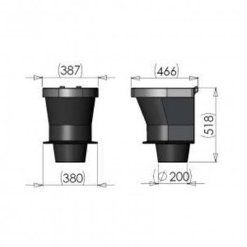 ATLAS PLASTICS PEDESTAL VIP BLACK PIT