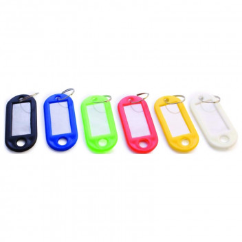 SAFETOP ASSORTED PLASTIC KEY TAG