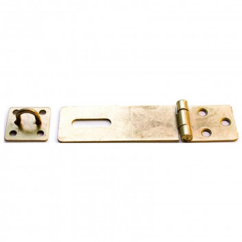 SAFETOP  HASP&STAPLE BRASS PLATED  75MM  HORIZONTAL