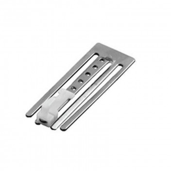 SILVER AJUSTABLE PLEAT CURTAIN HOOK  8 PER PACK