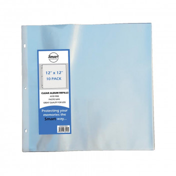 CRAFT ALBUM CLEAR REFILL POCKETS 10PP