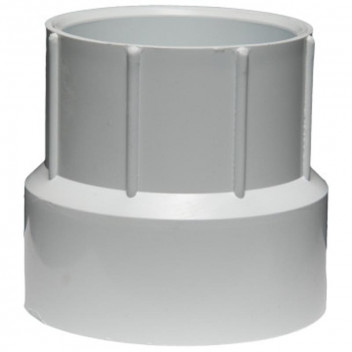 FEMALE WHITE PVC ADAPTOR 50MMX2 50MM