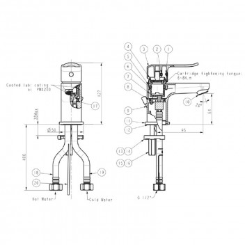 COBRA AMAZON SHORT BASIN MIXER
