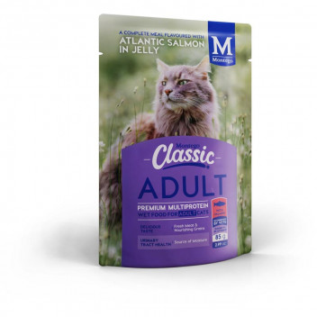 CLASSIC SALMON ADULT CAT FOOD 85G