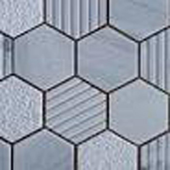 ICE GREY MULTI FINISH HEXAGON POLISHED MOSAIC 280X275