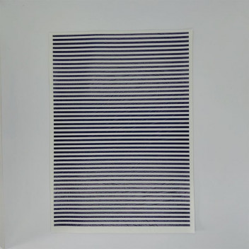 CRAFT NAVY STRIPES FAUX LEATHER A10