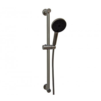 BLUTIDE ROUND 4-FUNCTION GUNMETAL SHOWER RAIL SET