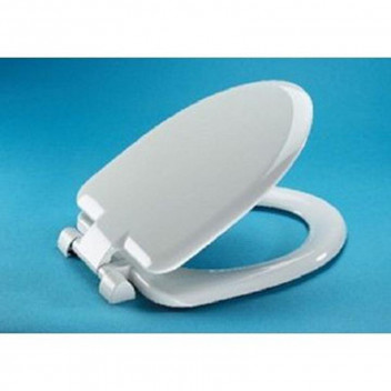 TOILET SEAT AND COVER WHITE DELUXE