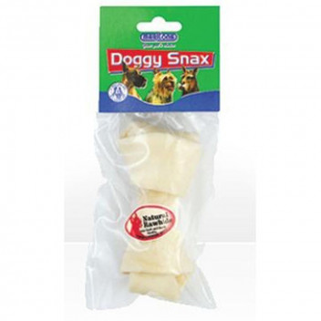 MARLTONS CHEW BONE SMALL RAWHIDE PET TREAT 125MM