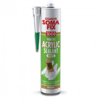 SOMAFIX SEALANT PAINTABLE ACRYLIC WHITE 260ML