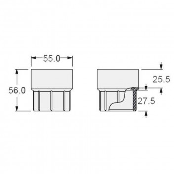 BSP ADAPTOR 1.25 F 40M.