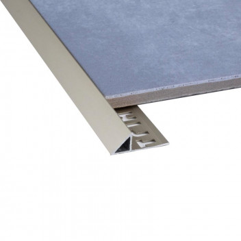 TRIANGLE EDGE MATT CHAMPAGNE TRIM DECOR  10MM X 2.5M