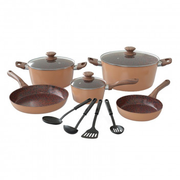 BENNETT READ COPPER ROCK POT SET 12 PIECE