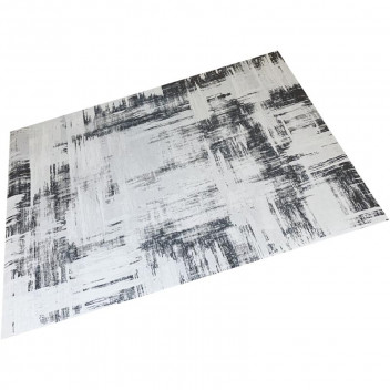 ORION GREY ABSTRACT DESIGN RUG 200X290