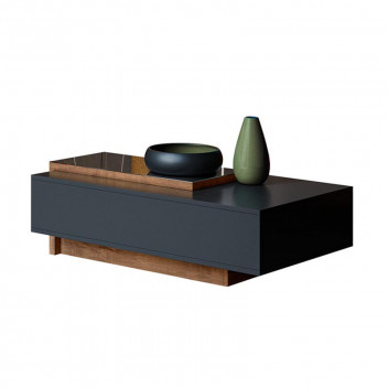 MILAO TAUARI BLACK ALMOND BLUE CENTRE TABLE