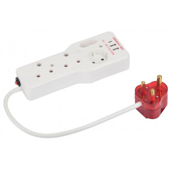 MULTIPLUG 4 WAY HIGH SURGE PROTECTION USB-A CORE