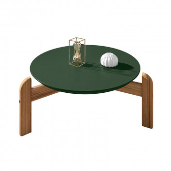 LIZZ CEDAR OLIVER GREEN COFFEE TABLE