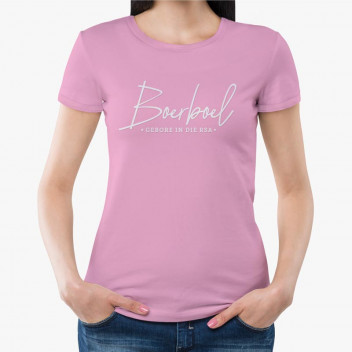 BOERBOEL LADIES COTTON PINK T-SHIRT SIZE L