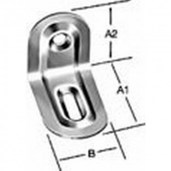 BRACKET ADJUST 00174002Z GALVANIZED 25X30MM