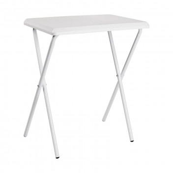 TABLE FOLDING POLY SILVER CONTOUR