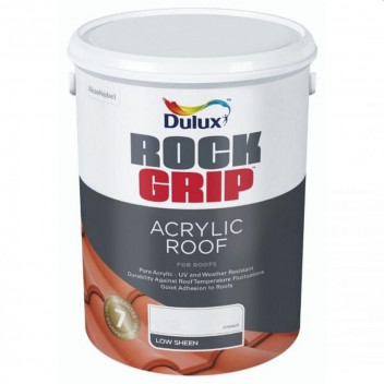 DULUX ACRYLIC BLACK ROCKGRIP ROOF PAINT 5L