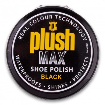 PLUSH MAX BLACK SHOE POLISH 50ML