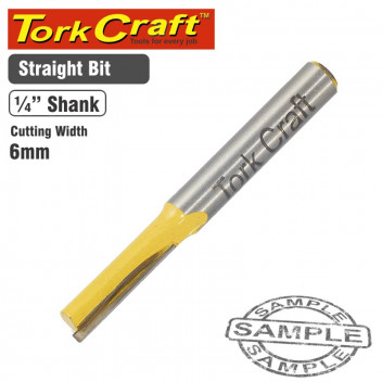 TORK CRAFT STRAIGHT ROUTER BIT 6MM